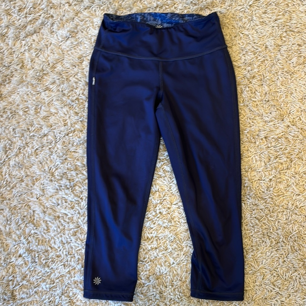 Athleta reversible capri leggings